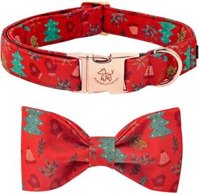 img 4 attached to 🐶 Elevate Your Pet's Style with the Elegant Little Tail Dog Collar - Adjustable, Comfortable, and Stylish Bow Tie Collar for Dogs and Cats