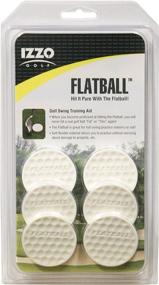 img 3 attached to 🏌️ Izzo Golf Flatball Swing Training Aid - Improve Your Golf Game with the White Flatball!