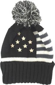 img 1 attached to American Cuffed Patriotic Beanie Winter Outdoor Recreation in Climbing