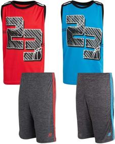 img 4 attached to Pro Athlete Athletic Active Basketball Boys' Clothing in Clothing Sets