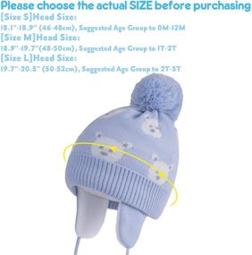 img 3 attached to FZ FANTASTIC ZONE Toddler Earflap Boys' Accessories for Cold Weather