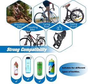 img 1 attached to 🚲 Enhjoy Ultra-Light Full Carbon Fiber Water Bottle Cage Holder for Road Bike and MTB - Pack of 2