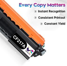 img 3 attached to High-Quality ONLYU Compatible Toner Cartridge Set for HP 17A CF217A 217A Toner | Compatible with HP Pro MFP M130fw M130nw M130fn M130a M102w M102a Toner Printer | Pack of 4 in Black