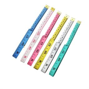 img 1 attached to 📏 FF Elaine 24 Pcs Soft Tape Measure Ruler Bulk for Sewing Tailor Cloth - Double-Scale 60-Inch/150cm - Available in 6 Colors