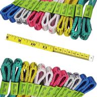 📏 ff elaine 24 pcs soft tape measure ruler bulk for sewing tailor cloth - double-scale 60-inch/150cm - available in 6 colors logo