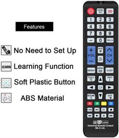 img 1 attached to 📺 Gvirtue Universal Remote Control Compatible Replacement for Samsung TV: AA59-00666A, BN59-01178W, BN59-01199F, AA59-00638A, AA59-00637A, AA59-00594A, AA59-00600A, AA59-00582A