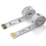 📏 alinana 2 pack soft measuring tape for body - double scale 60in 1.5m - pocket sewing/cloth tailor tape logo