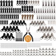 🎒 282pcs assorted zipper replacement set for clothing, backpacks, and more by greentime logo