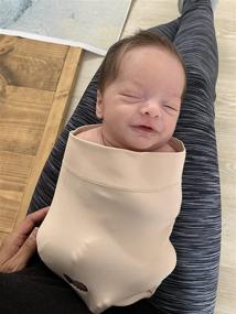 img 3 attached to 👶 Swaddle Pro - Small 0-2 Months - Quiet Close - Photography Base Wrap - Newborn Baby Comfort - Breathable & Stretchy - Enhanced SEO