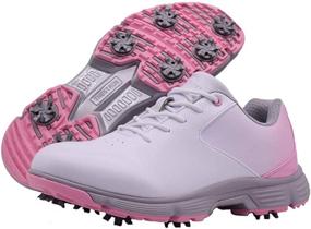 img 4 attached to 👟 Thestron Women's Waterproof Golf Shoes with Spikes: Stylish Sport Sneakers for Ladies