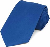 tiemart black matte finish necktie logo