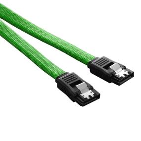 img 3 attached to CableMod ModFlex Sleeved SATA 3 Cable (Green