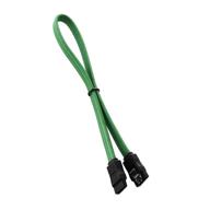 cablemod modflex sleeved sata 3 cable (green логотип