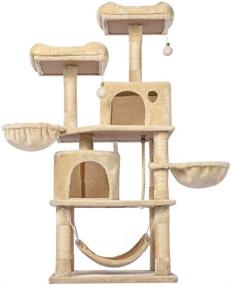 img 2 attached to 🐱 Kitten Cat Tree Tower with Plush Platform Bed & Scratching Posts - Interactive Cat Activity Tree