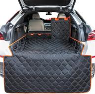 🐾 mixjoy cargo liner for dogs: suv fold down seat dog mat with bumper flap protector - universal fit (90" x 55") logo