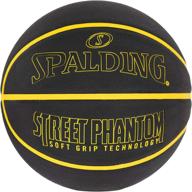 🏀 спортивный мяч spalding street phantom диаметром 29,5 дюймов для игры на открытом воздухе. логотип