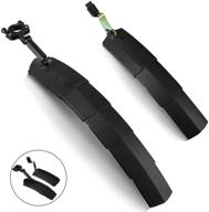 🚴 topcabin front+rear adjustable bike fenders mudguard set for road & mountain bicycles - 2pcs mudguard set logo