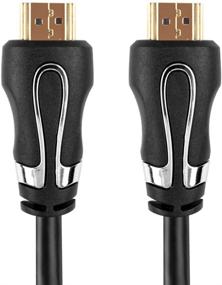 img 1 attached to TNP 4K HDMI Кабель (6FT) - UHD HDMI 2.0 18GBPs Высокоскоростной кабель Ultra HD 4K 60Hz HDR с разъемами, покрытыми золотом - Ethernet и аудиовозврат - для 4K телевизора Apple TV 4K, PS4 Pro, Xbox One X.