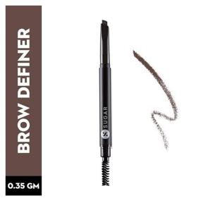 img 2 attached to 🖊️ Sugar Cosmetics Arch Arrival Brow Definer 02 Taupe Tom (Grey Brown) - Long-Lasting, 12-Hour Coverage, with Built-In Spoolie