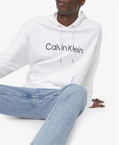 img 2 attached to Calvin Klein French Hoodie Heather Men's Clothing