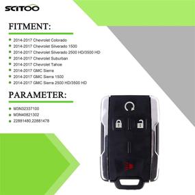 img 3 attached to SCITOO Replacement Button Keyless M3N32337100