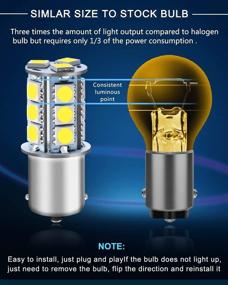 img 1 attached to 🚦 Комплект из 5 ламп с белой светодиодной подсветкой 6500K Qoope - замена ламп 12V для внутреннего и наружного освещения в автодомах, кемперах, прицепах, лодках и для стоп-сигналов/задних фонарей на дворе