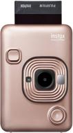 blush gold instax mini 📸 liplay hybrid instant camera - enhanced seo logo