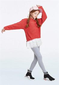 img 2 attached to 🩲 IRELIA Girls Leggings: Comfortable Cotton Spring Clothing for Girls