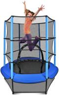 trampoline enclosure children training activities logo