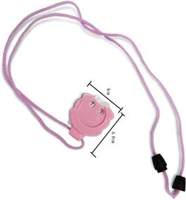 img 3 attached to 🧶 1 Piece Row Counter Knitting Tool - Stitch Counter, Marker, and Pendant Style Manual Knitting Tool in Pink - Ideal for Home and Travel