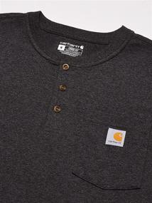 img 3 attached to Carhartt Workwear Pocket Heather 2X Large Men's Shirt - Durable and Stylish Clothing