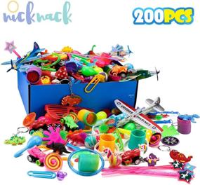 img 1 attached to 🎁 nicknack 200-Piece Assorted Toy Prizes for Kids Birthday Party Favors and Goodie Bags – Classroom Pinata Filler