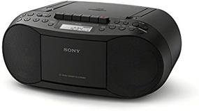 img 1 attached to 📻 Sony CD/MP3 Cassette Boombox with AM/FM Radio, Recorder, Headphone & Auxiliary Jack, Black - Includes 6 FT Aux Cable
