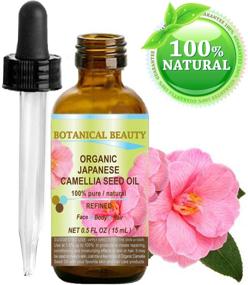 img 2 attached to 🌸 Reveal Natural Beauty with Japanese Organic Camellia Seed Oil: 100% Pure, Cold Pressed and Enriched with Antioxidants to Nourish Hair, Skin, and Nails – 0.5 Fl.oz-15ml