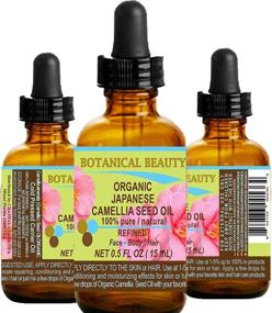 img 4 attached to 🌸 Reveal Natural Beauty with Japanese Organic Camellia Seed Oil: 100% Pure, Cold Pressed and Enriched with Antioxidants to Nourish Hair, Skin, and Nails – 0.5 Fl.oz-15ml
