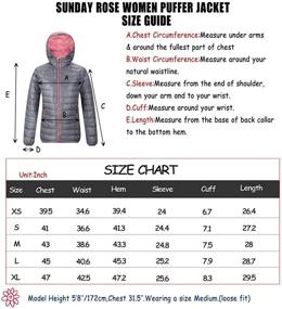 img 1 attached to 🧥 Women's Grey Lightweight Quilted Coats - SUNDAY ROSE, in Coats, Jackets & Vests