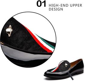 img 1 attached to 👞 Timeless Elegance: MEIJIANA Vintage Leather Smoking Slipper