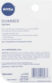 img 1 attached to Nivea Shimmer Lip Care Stick - Pearly Shimmer