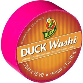 img 2 attached to 🦆 Duck Washi Tape - Pink Craft and Decorating Tape, 0.75 in. X 15 yd, Pack of 4 Rolls