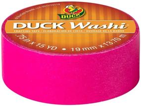 img 1 attached to 🦆 Duck Washi Tape - Pink Craft and Decorating Tape, 0.75 in. X 15 yd, Pack of 4 Rolls