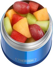 img 1 attached to Blue Thermos Stainless 🔵 Steel Vacuum 10oz Food Jar