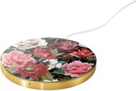 🌹 ideal of sweden 10w wireless charger - qi-certified charging station for iphone and samsung galaxy models with antique roses design logo