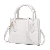 trendy mini purse for women - small handbag with crocodile pattern - catmicoo mini bag logo