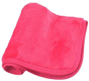 img 3 attached to 🧖 Sinland Microfiber Makeup Remover Cloth | Face Cloth | Facial Cleaning Towel | Fast Drying Washcloth 400gsm | 9.8 Inch x 9.8 Inch | Pack of 4 | Dark Pink