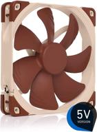 🌬️ noctua 5v nf-a14 премиум тихий вентилятор с usb адаптером питания, кабелем, версия с 3 контактами (140 мм, бежевый) логотип