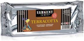 img 1 attached to 🏺 Sargent Art 1-Pound Air Hardening Clay, Terra Cotta, Foil Pack - 22-3005