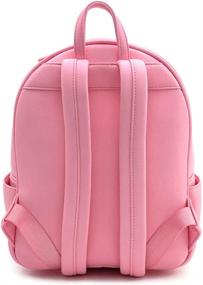 img 3 attached to Loungefly Pink Trader Mini Backpack