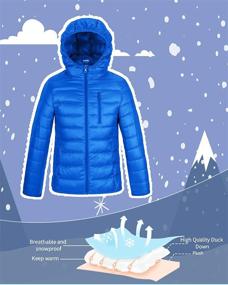 img 1 attached to 👕 Top-rated Wantdo Lightweight Packable Hooded Jacket - Must-Have Boys' Clothing in Jackets & Coats