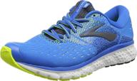 мужские кроссовки brooks glycerin черные с оранжевым логотип