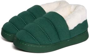 img 4 attached to 🧦 Cozy and Comfortable Plzensen Memory Winter Indoor Boys' Slippers – Perfect for Chilly Days